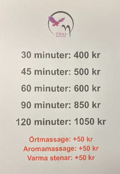 Nya priser från och med 2025-10-01